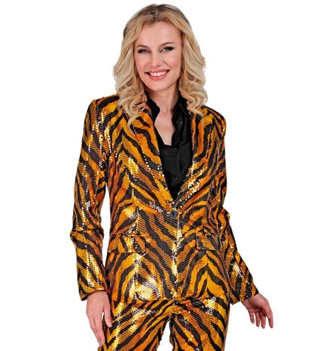 Widmann SRL Paillettenjas tijger