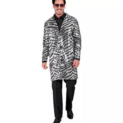 Widmann SRL Paillettenjas zebra Zack