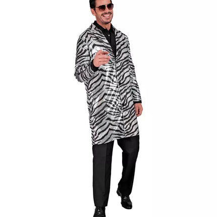 Widmann SRL Paillettenjas zebra Zack