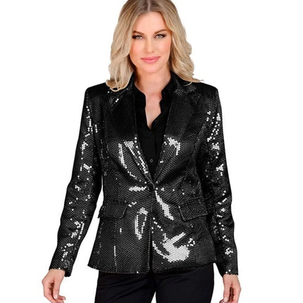 Widmann SRL Paillettenjas zwart Dano