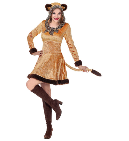 Widmann SRL Panter jurkje bruin voor dames