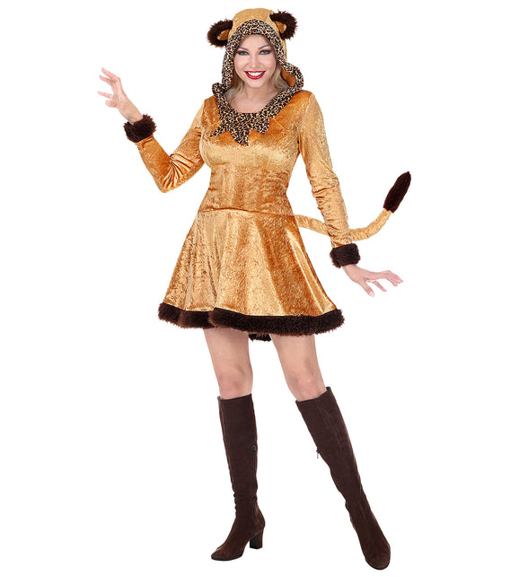 Widmann SRL Panter jurkje bruin voor dames