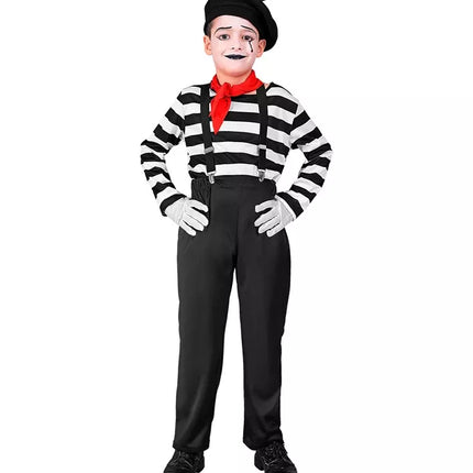 Widmann SRL Pantomime jongen kostuum Niels kind