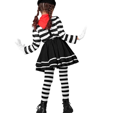Widmann SRL Pantomime meisje kostuum Lara kind