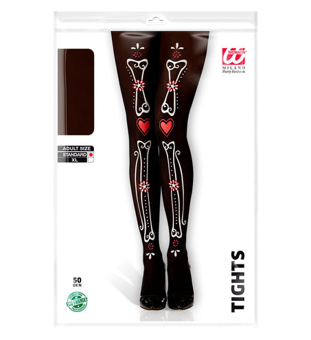 Widmann SRL Panty day of the dead botten