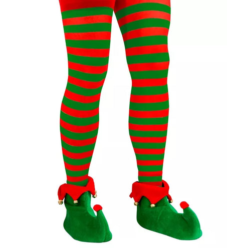 Widmann SRL Panty gestreept groen / rood Elf