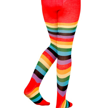 Widmann SRL Panty gestreept regenboog kind