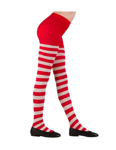 Widmann SRL Panty rood/wit gestreept  Timo