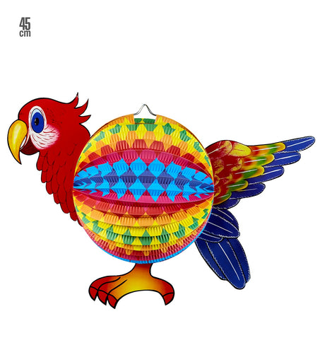 Widmann SRL Papegaai lampion Hawai