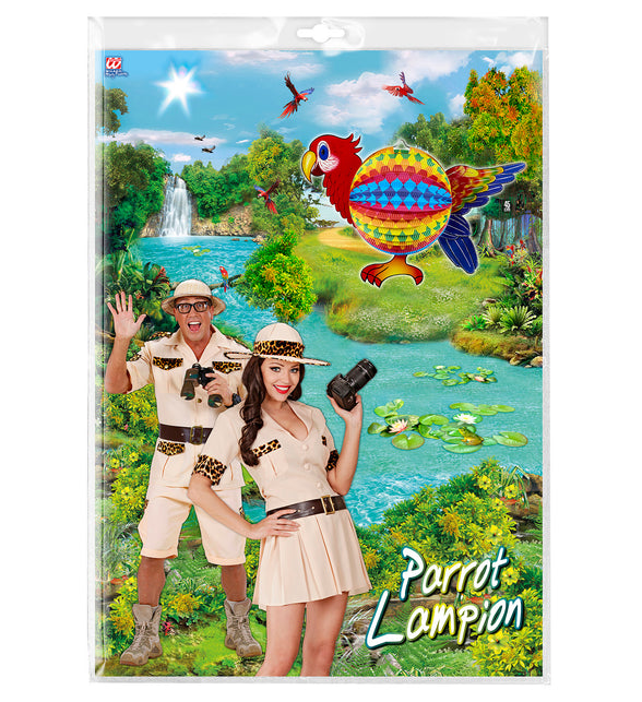 Widmann SRL Papegaai lampion Hawai