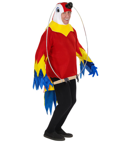 Widmann SRL Papegaaien pak met rekje