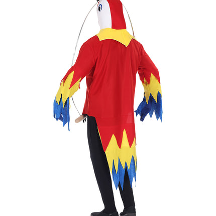 Widmann SRL Papegaaien pak met rekje