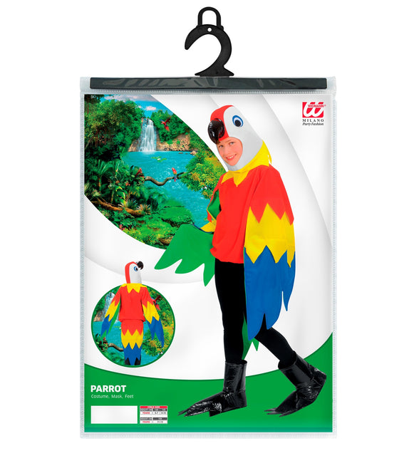 Widmann SRL Papegaaienpak kind