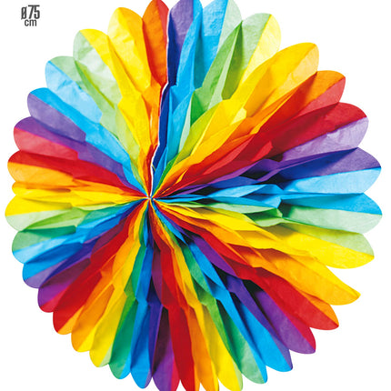Widmann SRL Papieren Decoratie (3D) Meerkleurig Diameter 75Cm