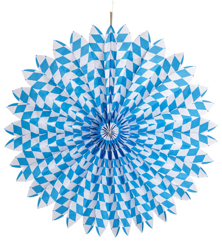 Widmann SRL Papieren Waaier Wit/Blauw Bv