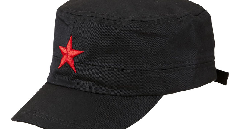 Widmann SRL Pet communist zwart met rode ster