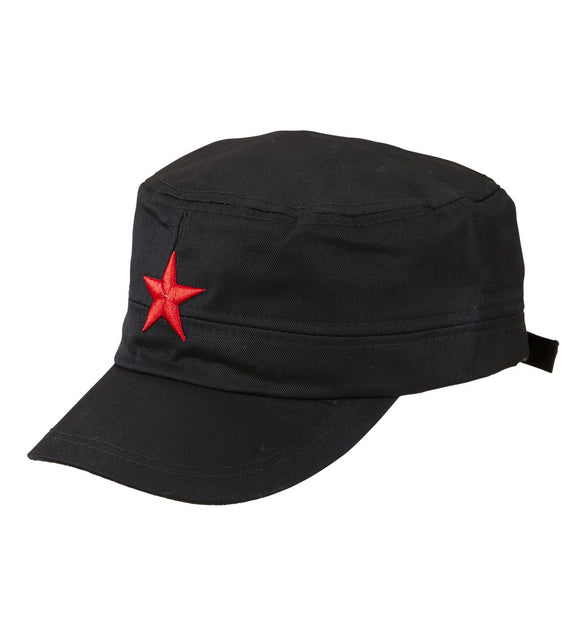 Widmann SRL Pet communist zwart met rode ster