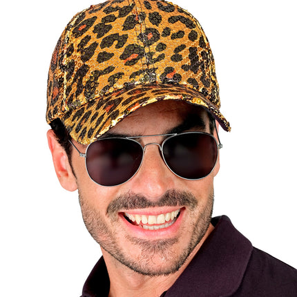 Widmann SRL Pet pailletten luipaard