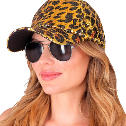 Widmann SRL Pet pailletten luipaard