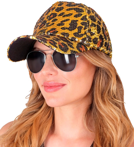 Widmann SRL Pet pailletten luipaard