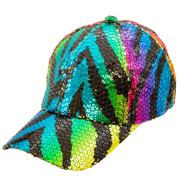 Widmann SRL Pet pailletten regenboog tijger
