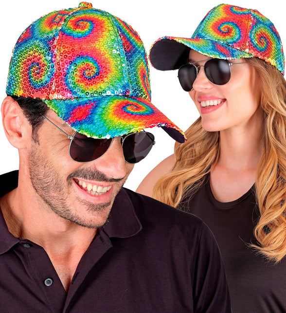 Widmann SRL Pet pailletten tie dye