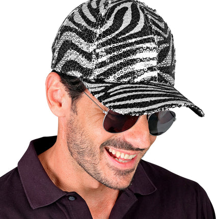 Widmann SRL Pet pailletten zebra