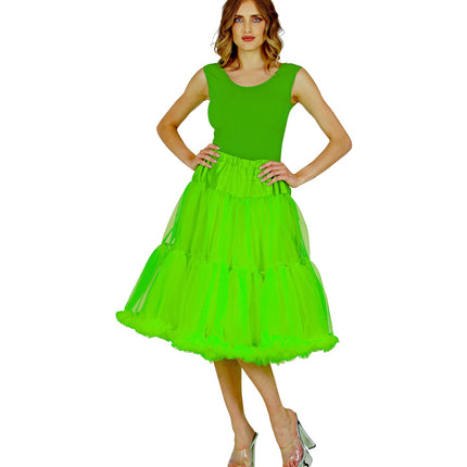 Widmann SRL Petticoat groen tule 65cm