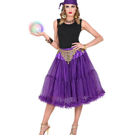 Widmann SRL Petticoat paars tule 65cm