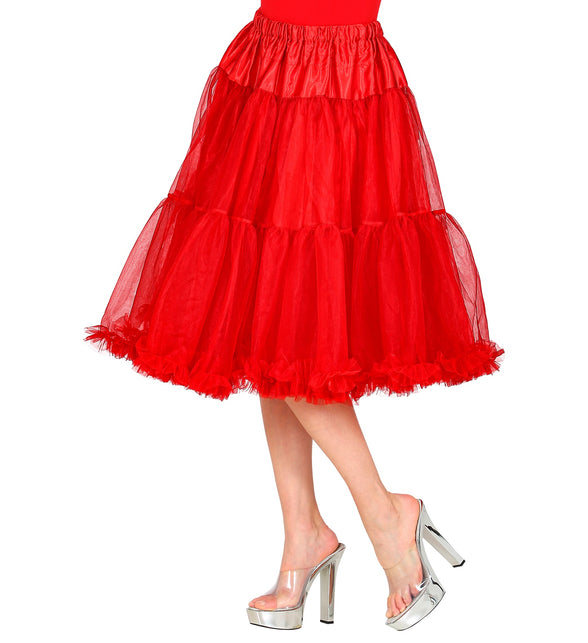 Widmann SRL Petticoat rood tule 65cm