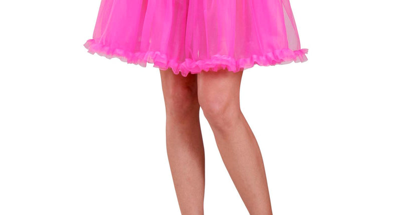 Widmann SRL Petticoat roze met zwart