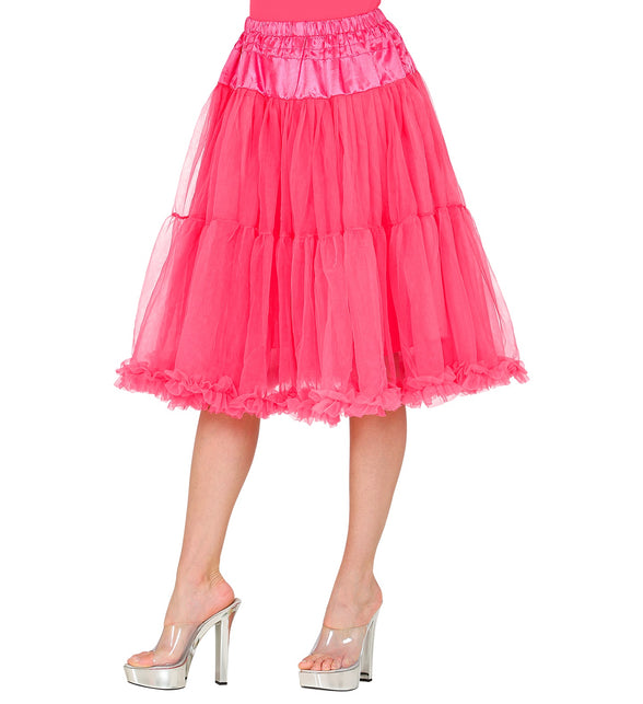 Widmann SRL Petticoat roze tule 65cm
