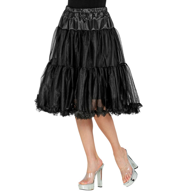 Widmann SRL Petticoat zwart tule 65cm