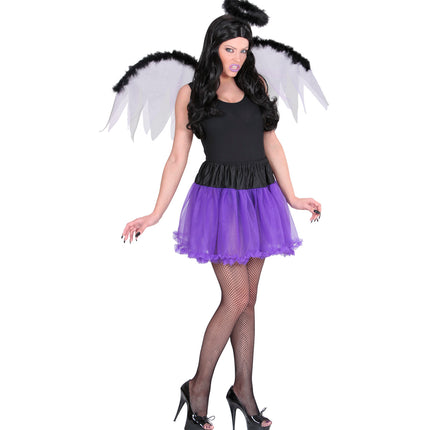 Widmann SRL Petticoat zwart/paars dames