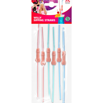 Widmann SRL Piemel rietjes meerkleurig