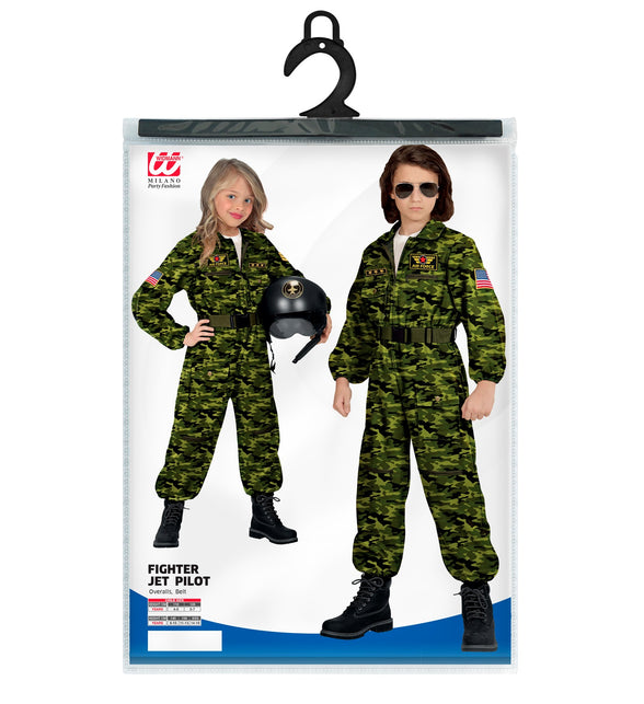 Widmann SRL Piloot straaljager kind Nick