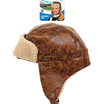 Widmann SRL Piloten muts retro vliegenier