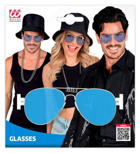 Widmann SRL Pilotenbril blauw