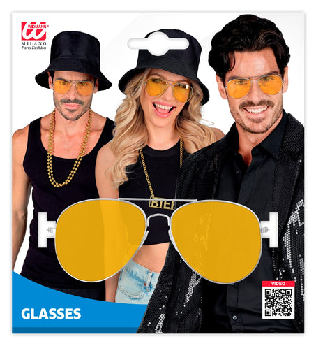 Widmann SRL Pilotenbril geel