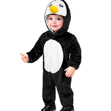 Widmann SRL Pinguin kostuum pluche fluweel