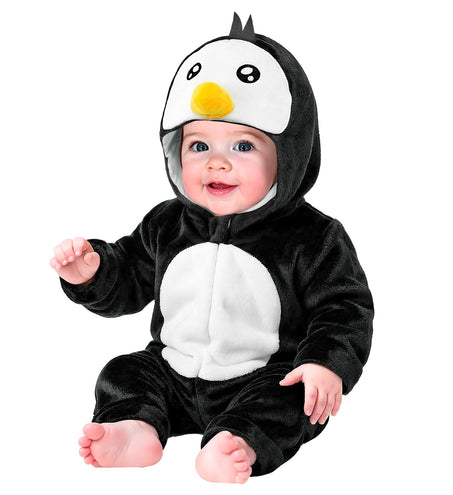 Widmann SRL Pinguin kostuum pluche fluweel