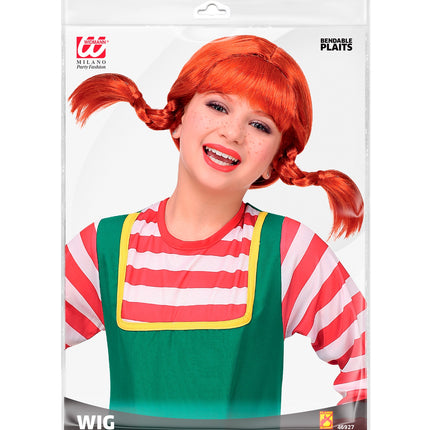 Widmann SRL Pipi pruik voor kinderen