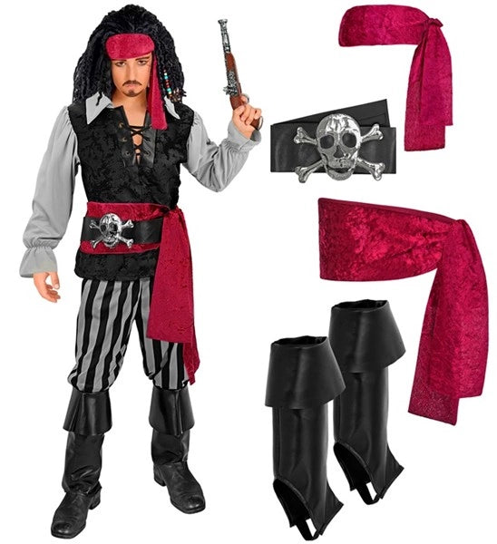 Widmann SRL Piraat jongen kostuum Timo