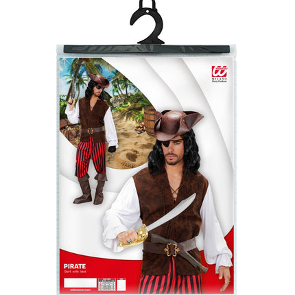 Widmann SRL Piraten blouse en vest Yarden heren