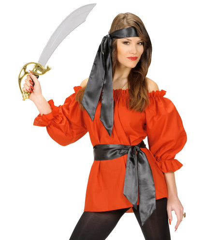 Widmann SRL Piraten blouse rood dames