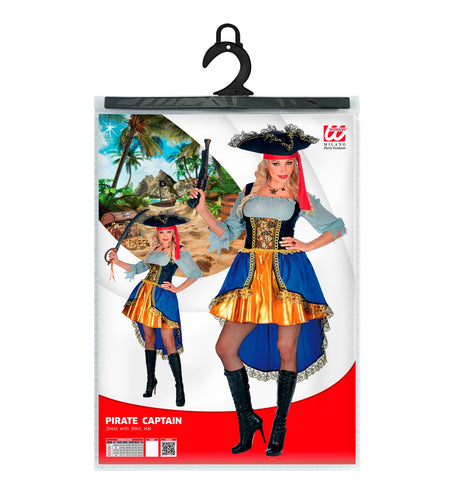 Widmann SRL Piraten kapitein kostuum dames
