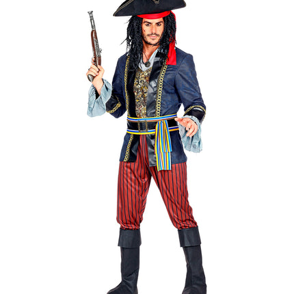Widmann SRL Piraten kapitein kostuum heren