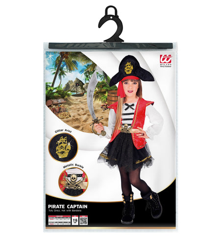 Widmann SRL Piraten pak Tessa meisje