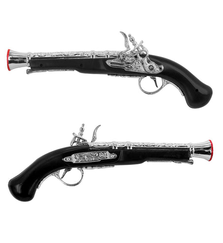 Widmann SRL Piraten pistool zwart zilver