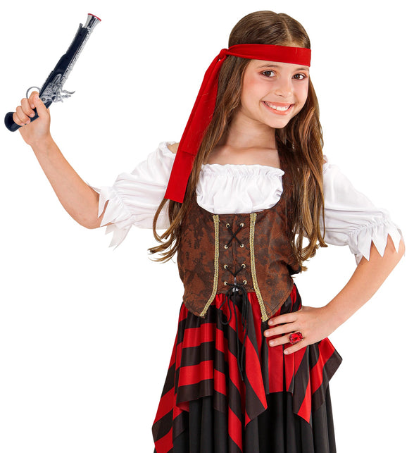 Widmann SRL Piraten pistool zwart zilver